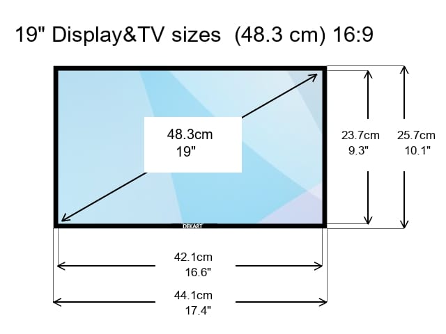 TV Sizes and Dimensions in Centimeters and Inches Guide